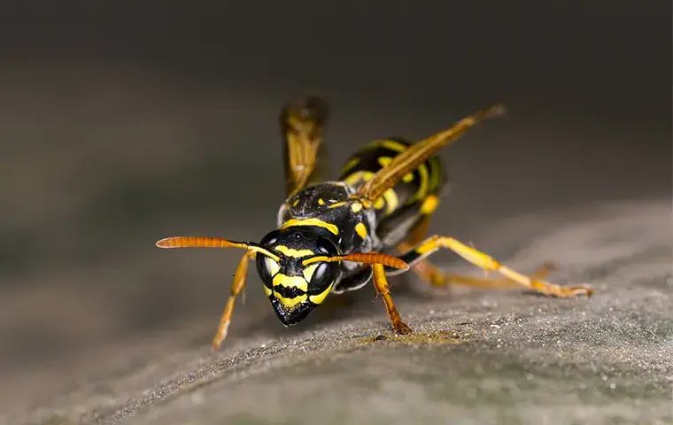 wasp on a tree